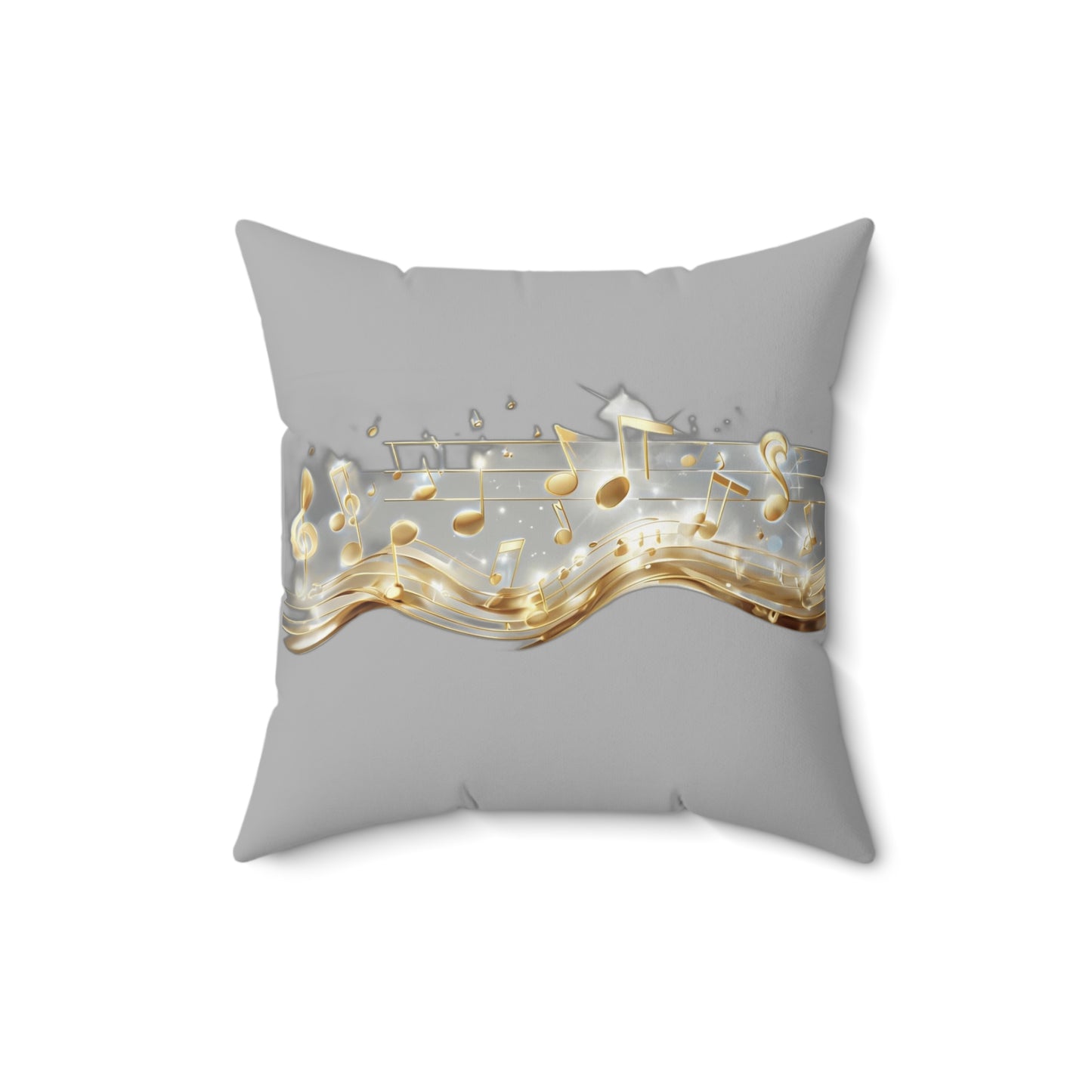 Musical Notes Decorative Pillow Perfect for Music Lovers, Home Decor, Throw Cushion