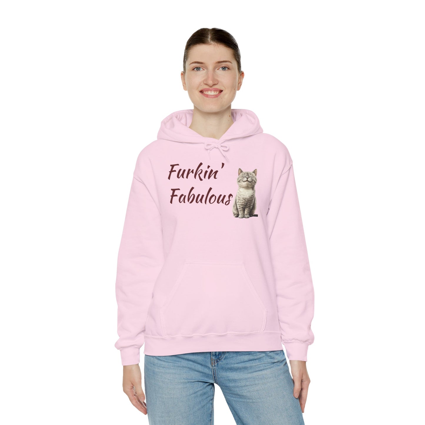 Furkin' Fabulous Cat Hoodie — Cute Kitten Graphic Sweatshirt
