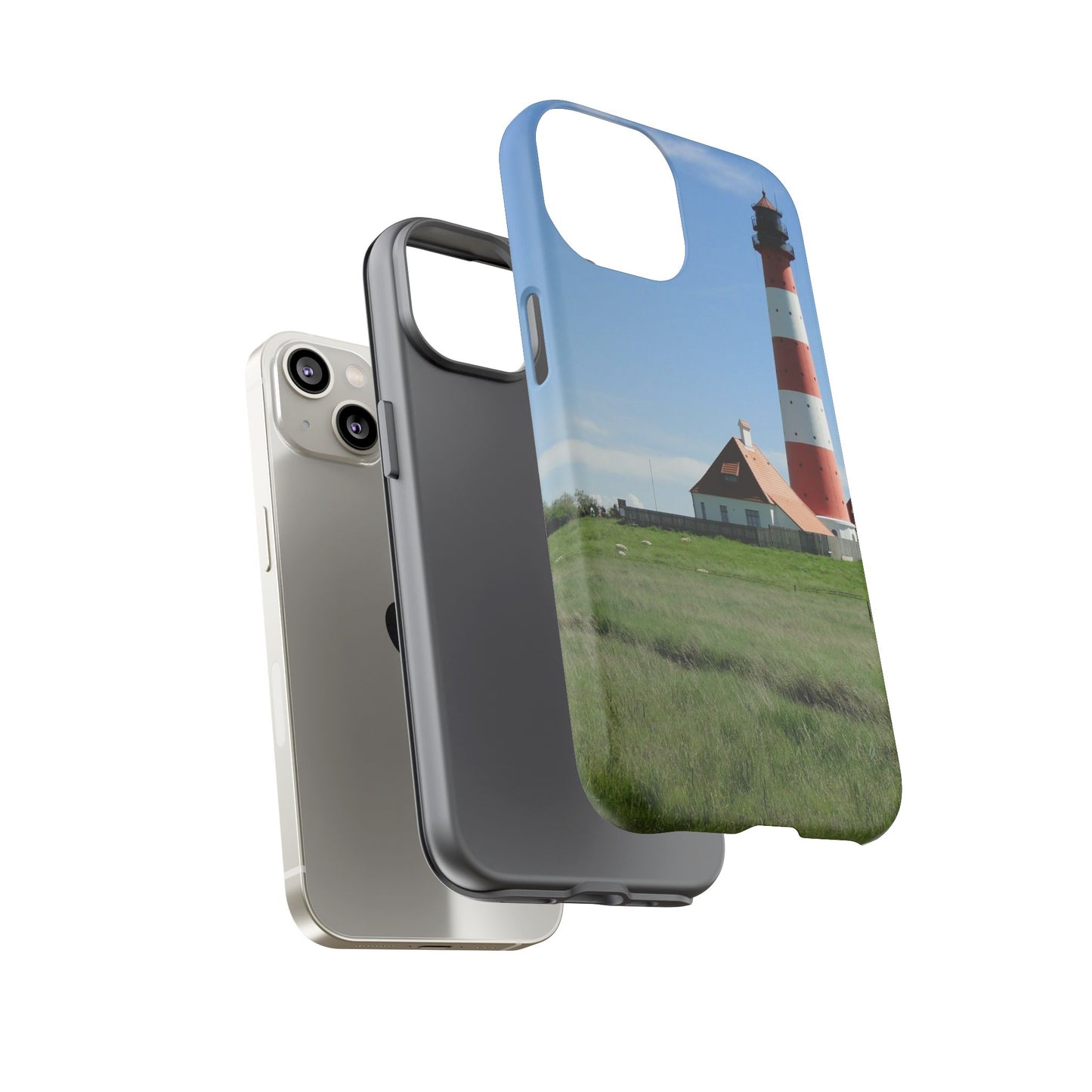 Lighthouse Phone Case - Coastal Vibes, Nautical Gift, Ocean Lover Accessory, Beach Aesthetic, Customizable Design