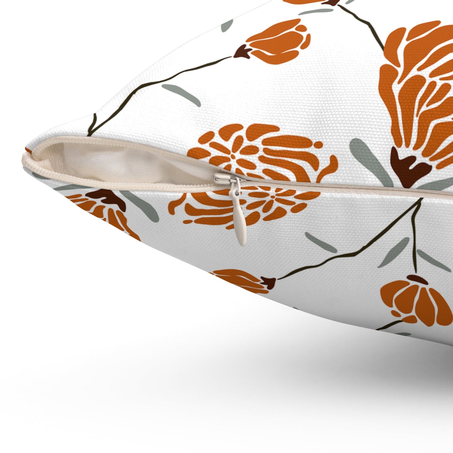 Floral Decorative Pillow, Cozy Home Accent, Stylish Couch Decor, Gift for Her, Bohemian Living Room, Seasonal Home Makeover
