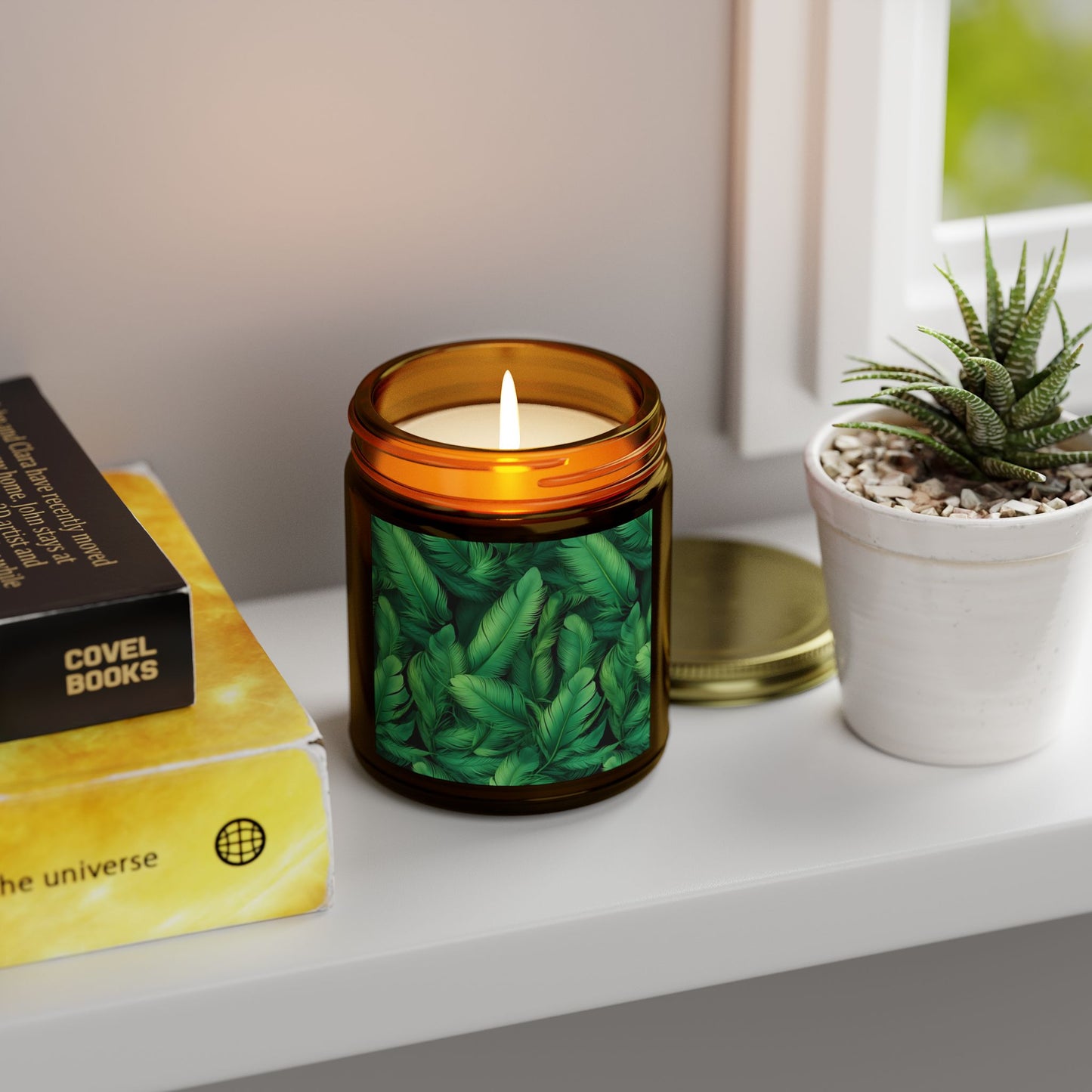 Tropical Scented Candles, Coconut Apricot Wax, Eco-friendly Candle for Relaxation, Home Decor, Gift for Any Occasion, Aromatherapy