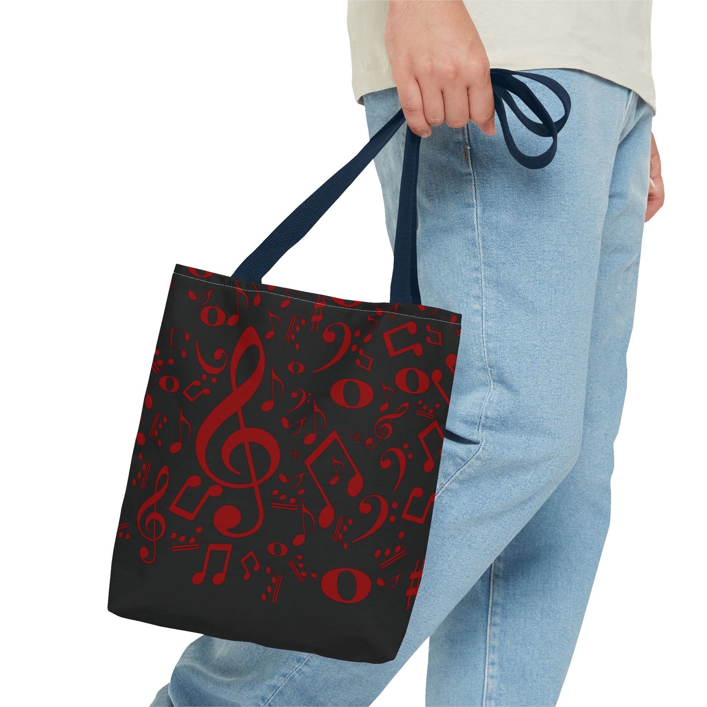 Stylish Music Note Tote Bag, Musical Gifts for Musicians, Eco-Friendly, Concert Accessories, Everyday Use, Unique Gift Idea