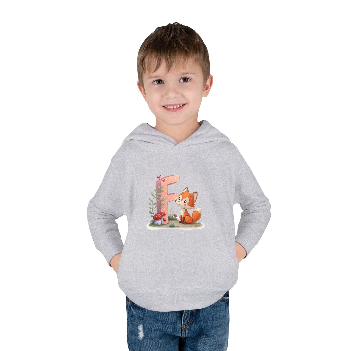 Cute Toddler Fox Hoodie, Fleece Pullover for Kids, Perfect Gift for Birthdays, Baby Showers, or Everyday Wear