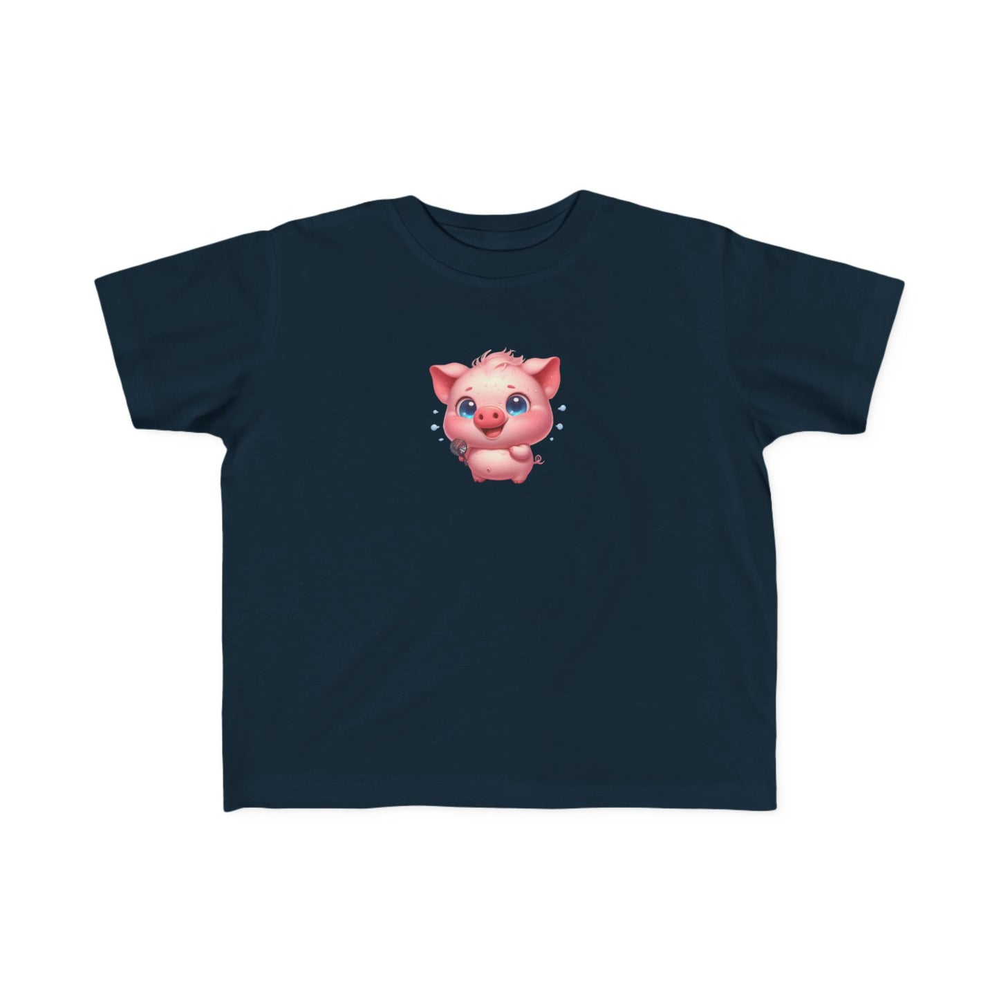 Cute Pig Toddler Tee, Adorable Animal Shirt for Kids, Perfect Baby Gift, Birthday Outfit, Playful Graphic Tee, Toddler Clothing
