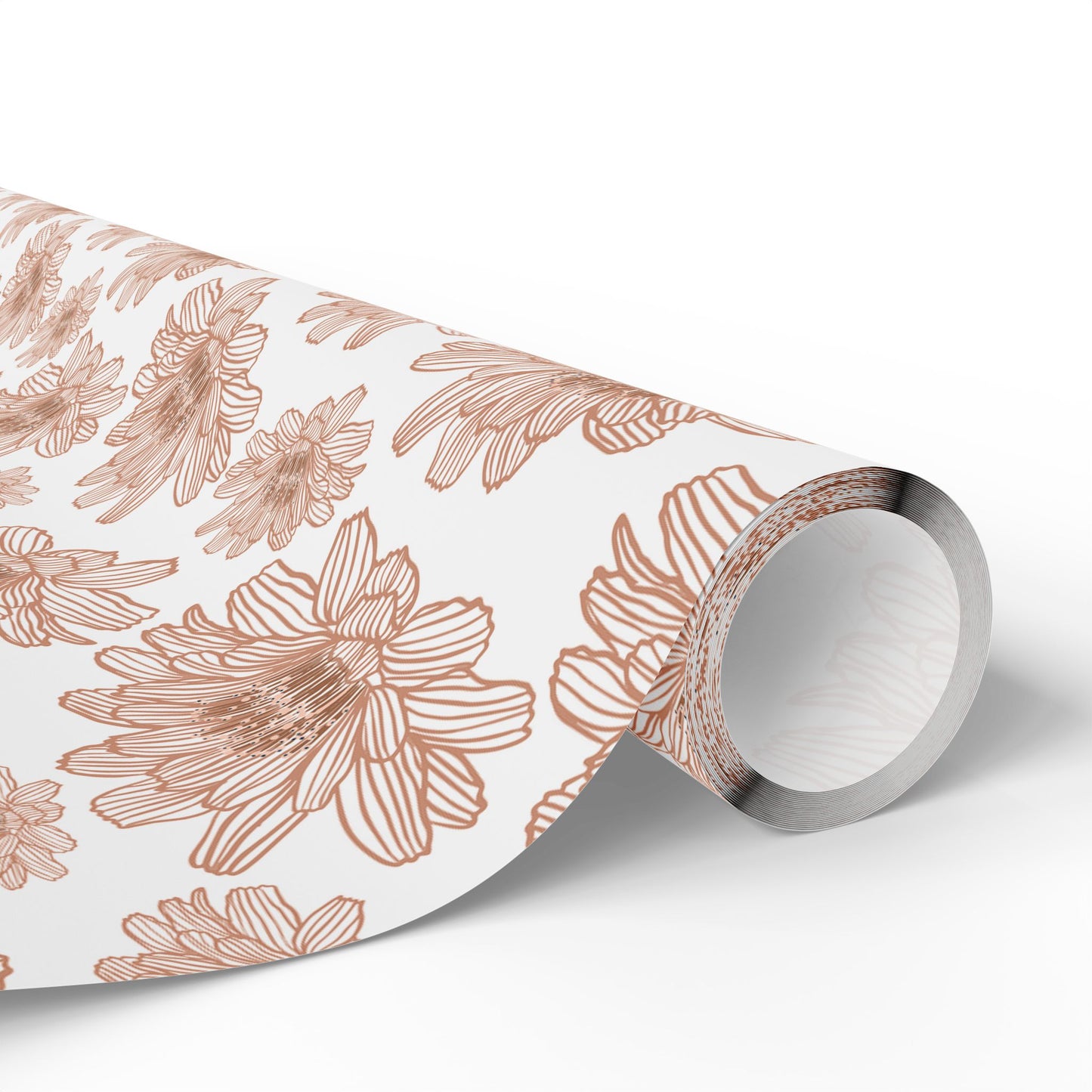 Elegant Floral Wrapping Paper, Gift Wrap for Birthdays, Weddings, Anniversaries, Holidays, Eco-Friendly Gift Wrap