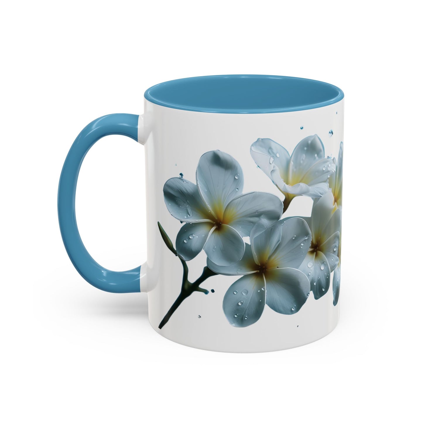 Floral Accent Coffee Mug
