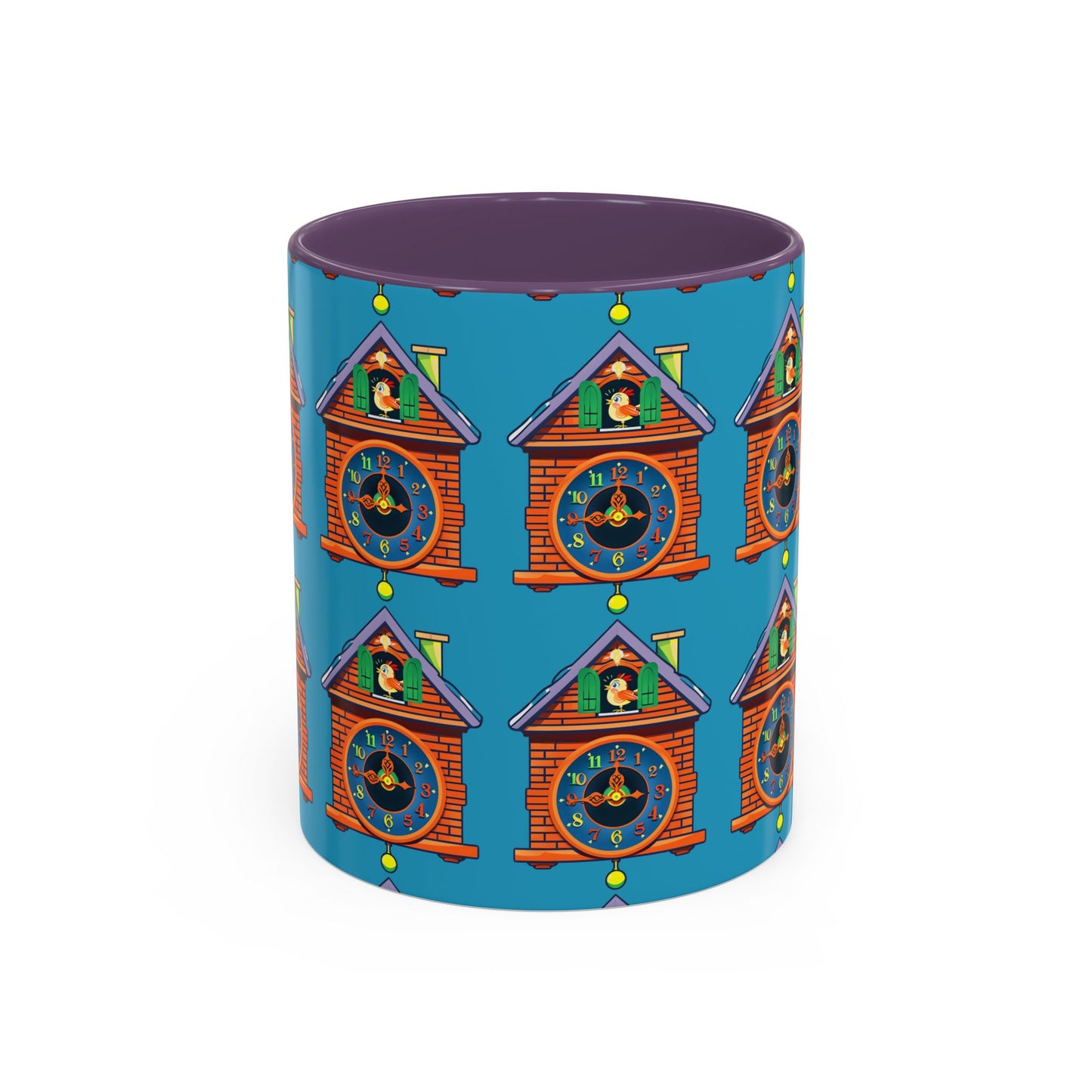 Whimsical Clock House Coffee Mug Unique Gift for Home Decor