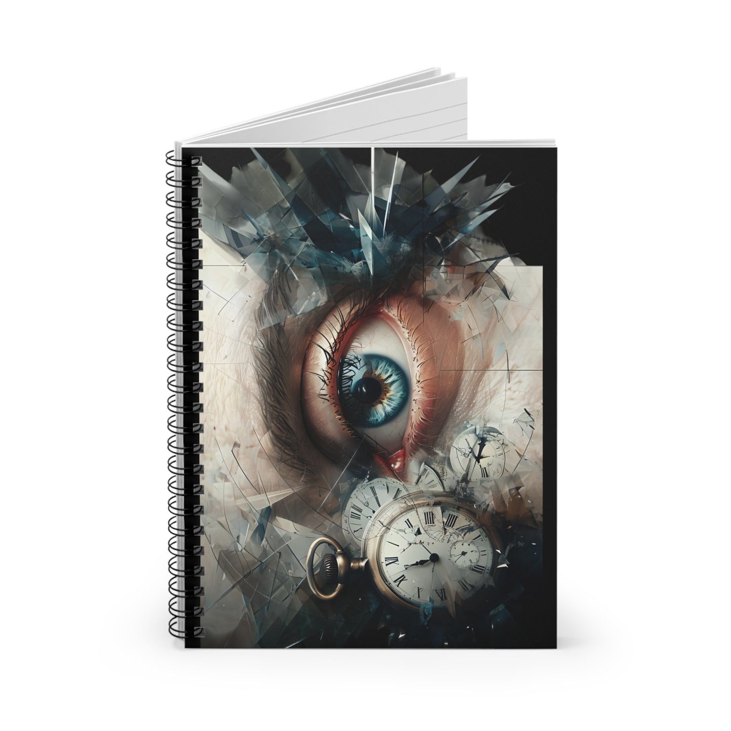 Eerie Eye Spiral Notebook - Ruled Line, Sketchbook for Artists, Dream Journal