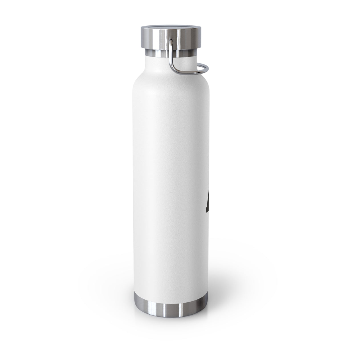 Personalized Copper Insulated Water Bottle, 22oz - Letter A