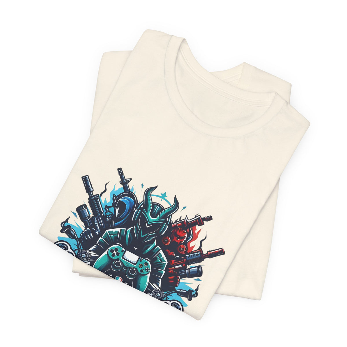 Gaming Controller Emblem Tee — Esports Gamer Graphic T-Shirt
