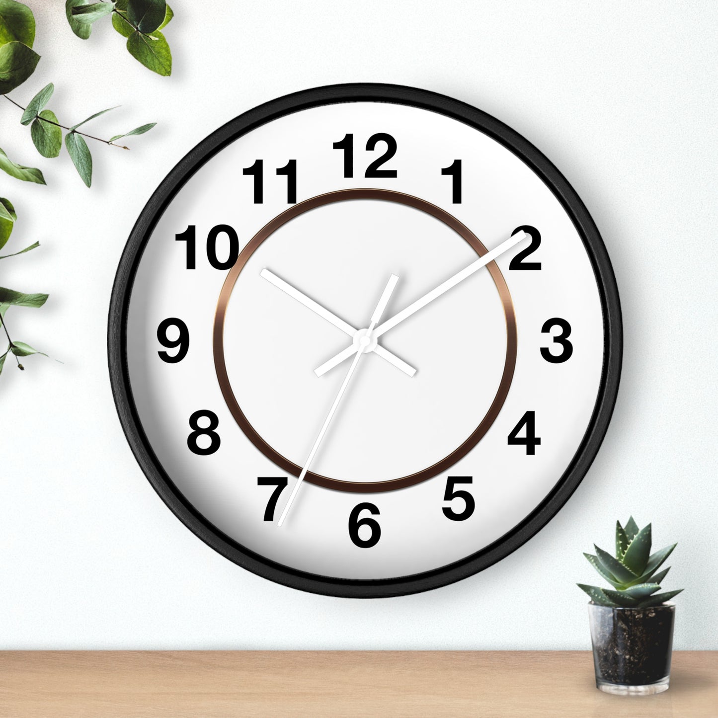 Elegant Minimalist Wall Clock for Modern Decor, Home Office Decor, Gift for Housewarming, Birthday Gift, Timeless Design