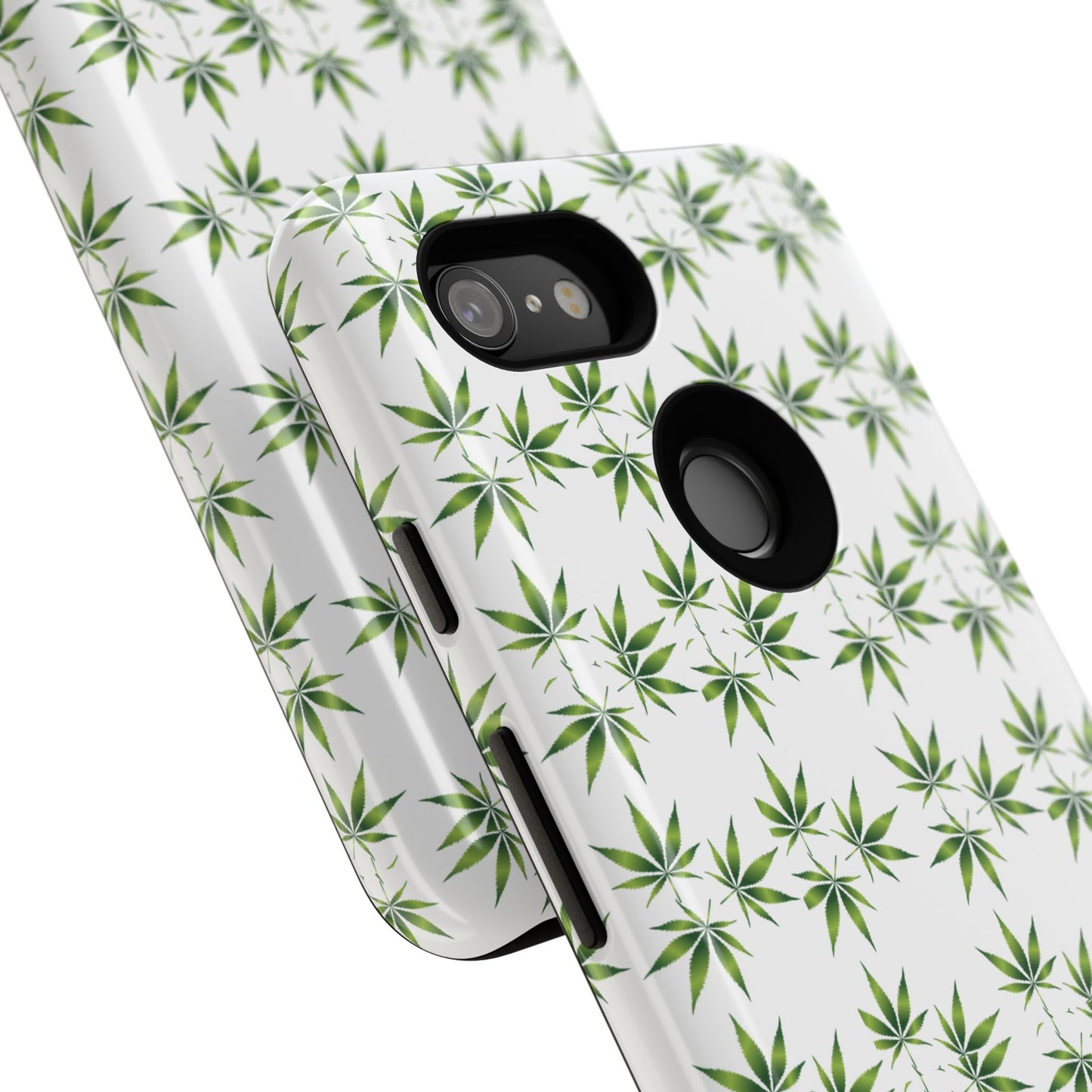 Stylish Phone Case with Cannabis Leaf Design, Durable Phone Cover, Gift for Stoner Friends, Unique Phone Accessory, Nature-Inspired Design