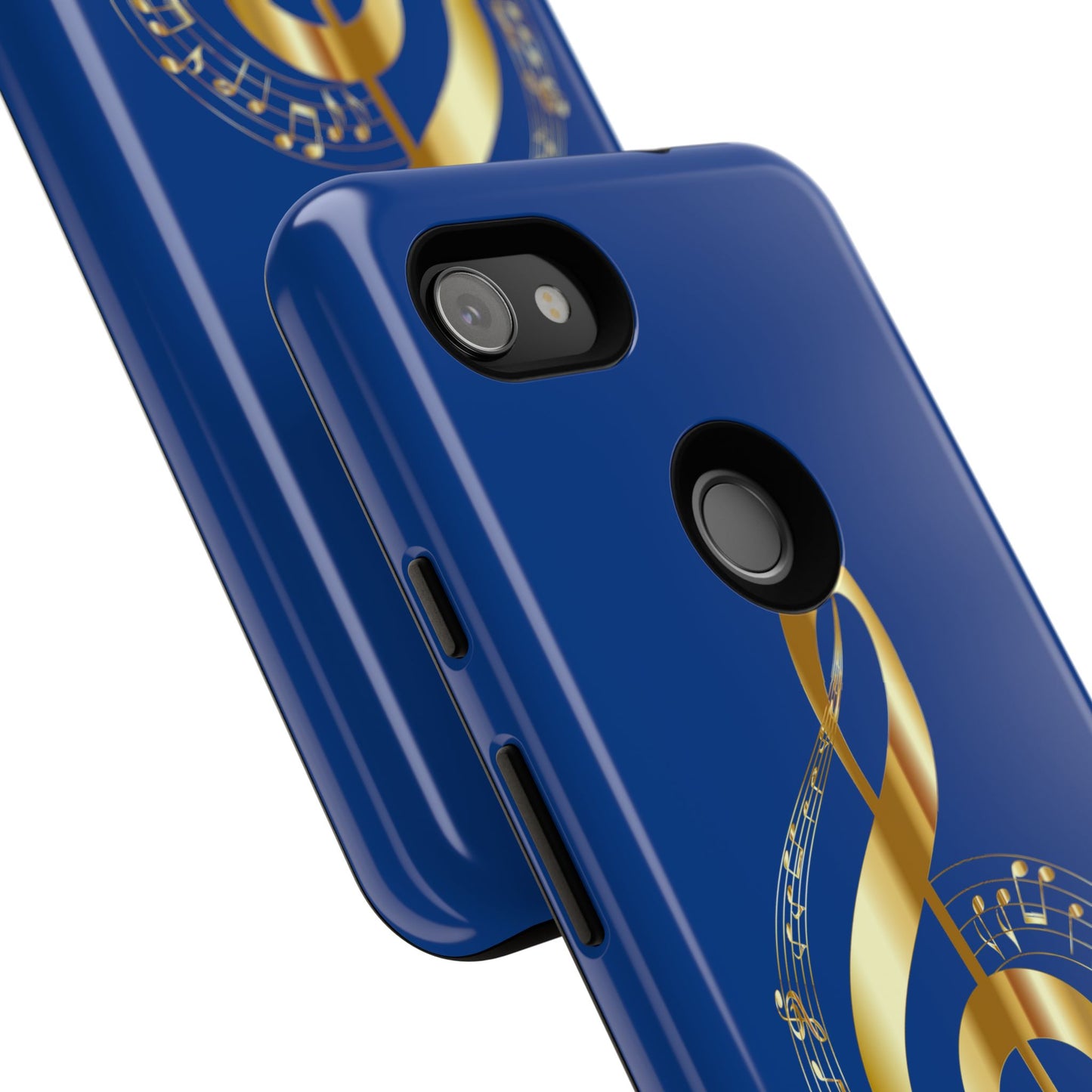 Tough Cases Blue and Gold Musical Note