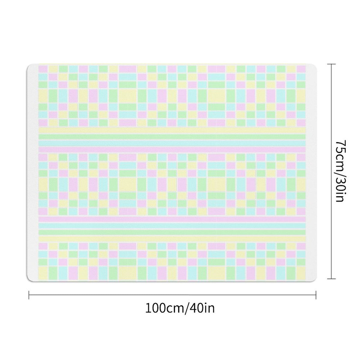 Round-cornered Table Mat-30"×40"/ 75x100cm