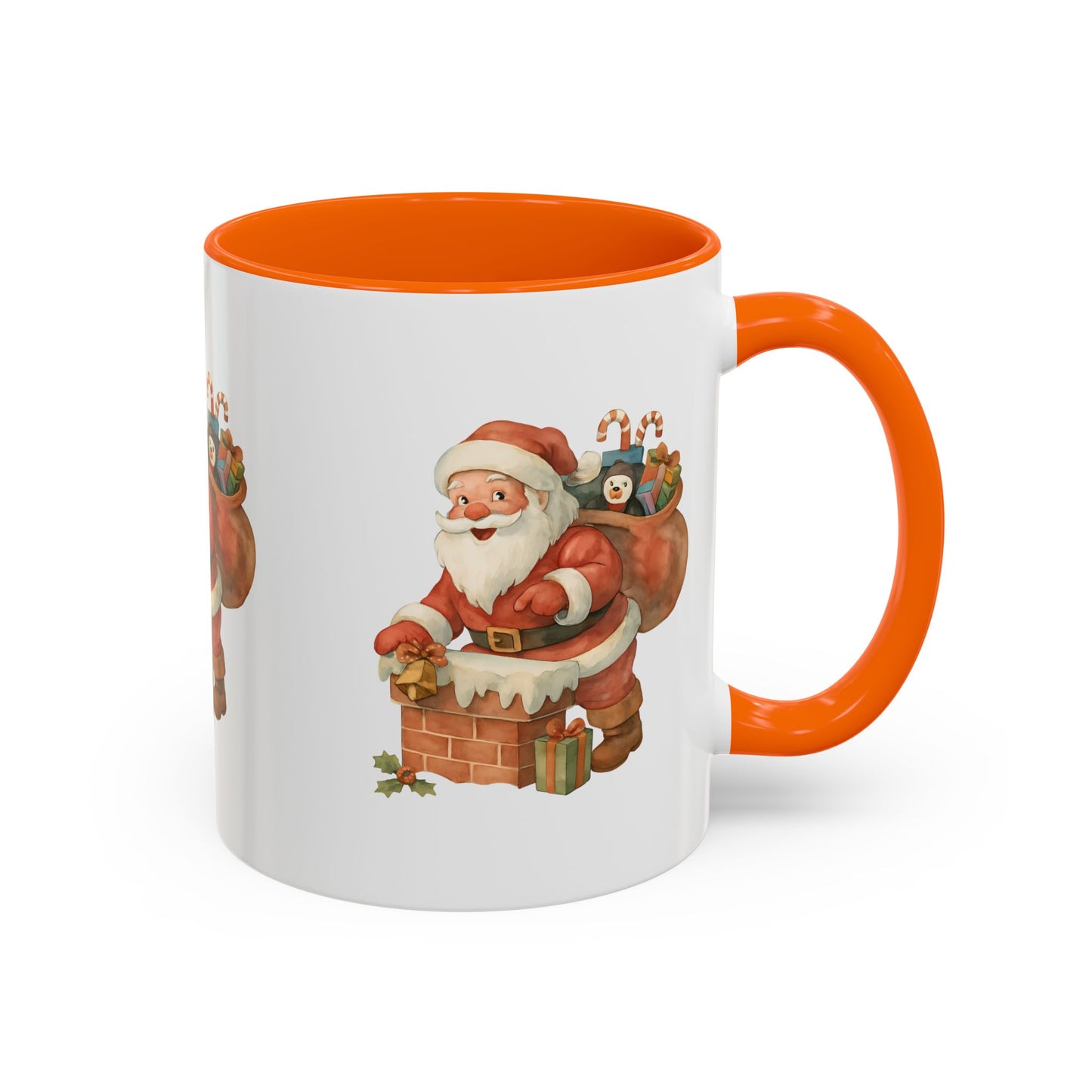 Festive Santa Coffee Mug, Holiday Gift, Christmas Decorations, Cozy Kitchen, Unique Mug, Santa-Themed Drinkware
