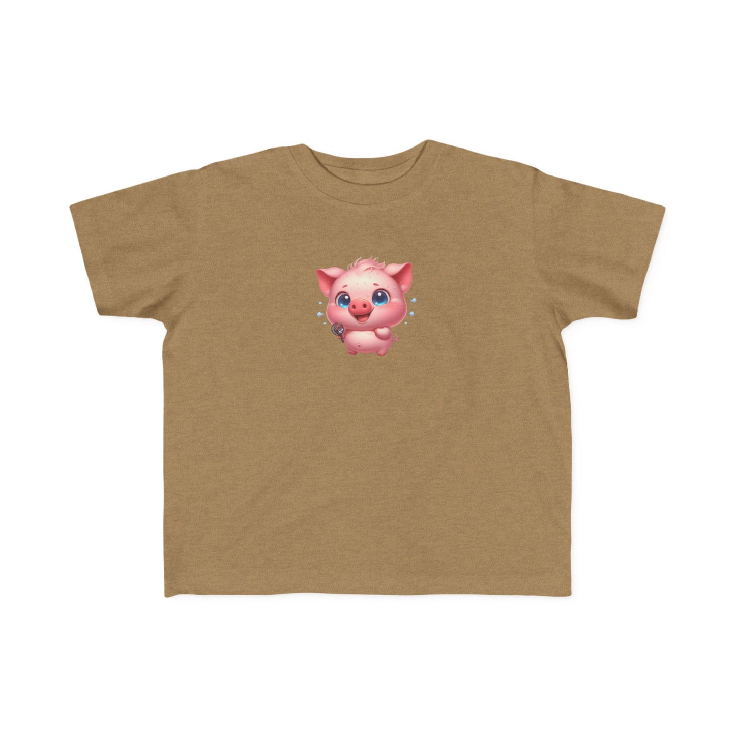 Cute Pig Toddler Tee, Adorable Animal Shirt for Kids, Perfect Baby Gift, Birthday Outfit, Playful Graphic Tee, Toddler Clothing