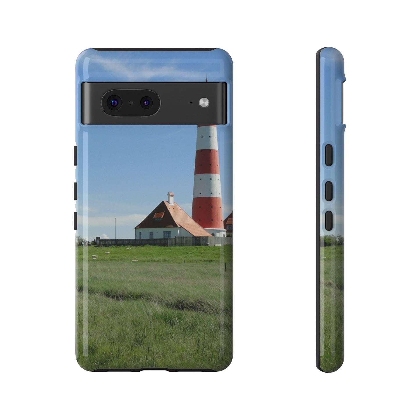 Lighthouse Phone Case - Coastal Vibes, Nautical Gift, Ocean Lover Accessory, Beach Aesthetic, Customizable Design