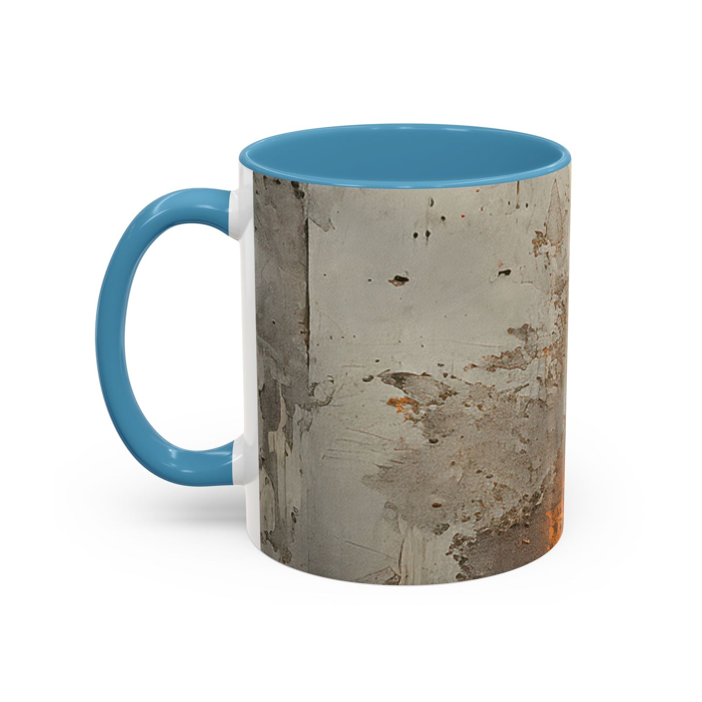 Rustic Accent Coffee Mug, Unique Artistic Mug