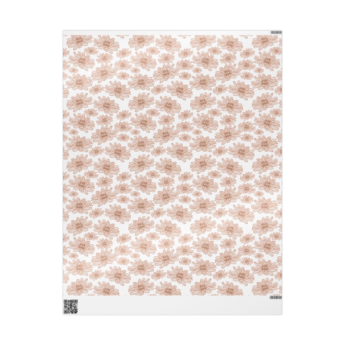 Elegant Floral Wrapping Paper, Gift Wrap for Birthdays, Weddings, Anniversaries, Holidays, Eco-Friendly Gift Wrap