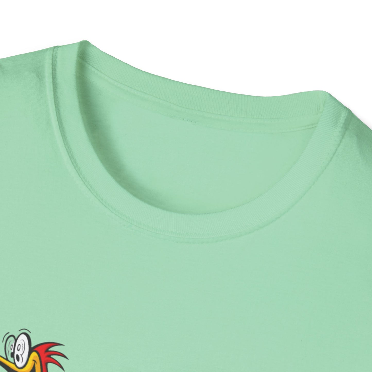 Whimsical Unisex Softstyle T-Shirt, Fun Graphic Tee