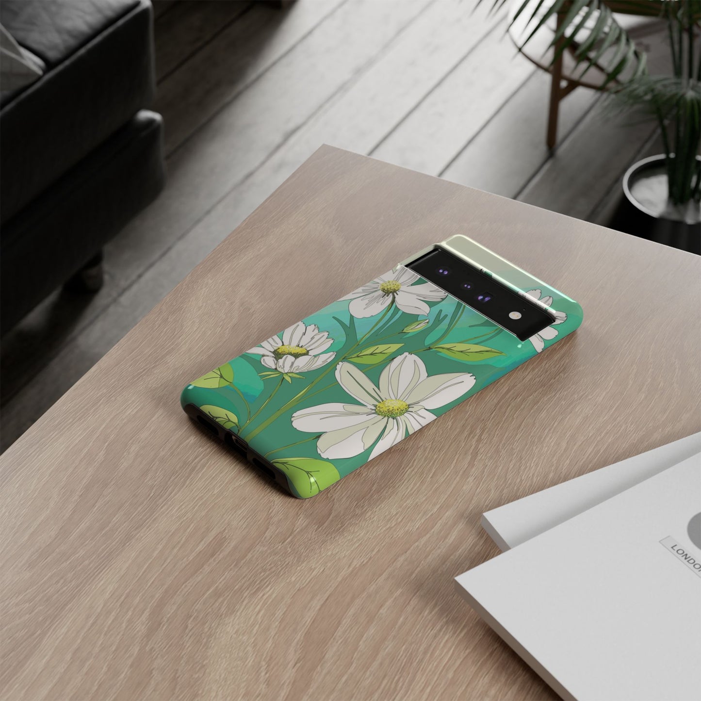 Floral Phone Case, Tough Cases, Flower Design, Nature Inspired, Eco-Friendly Cover, Unique Gift for Her, Spring Accessories