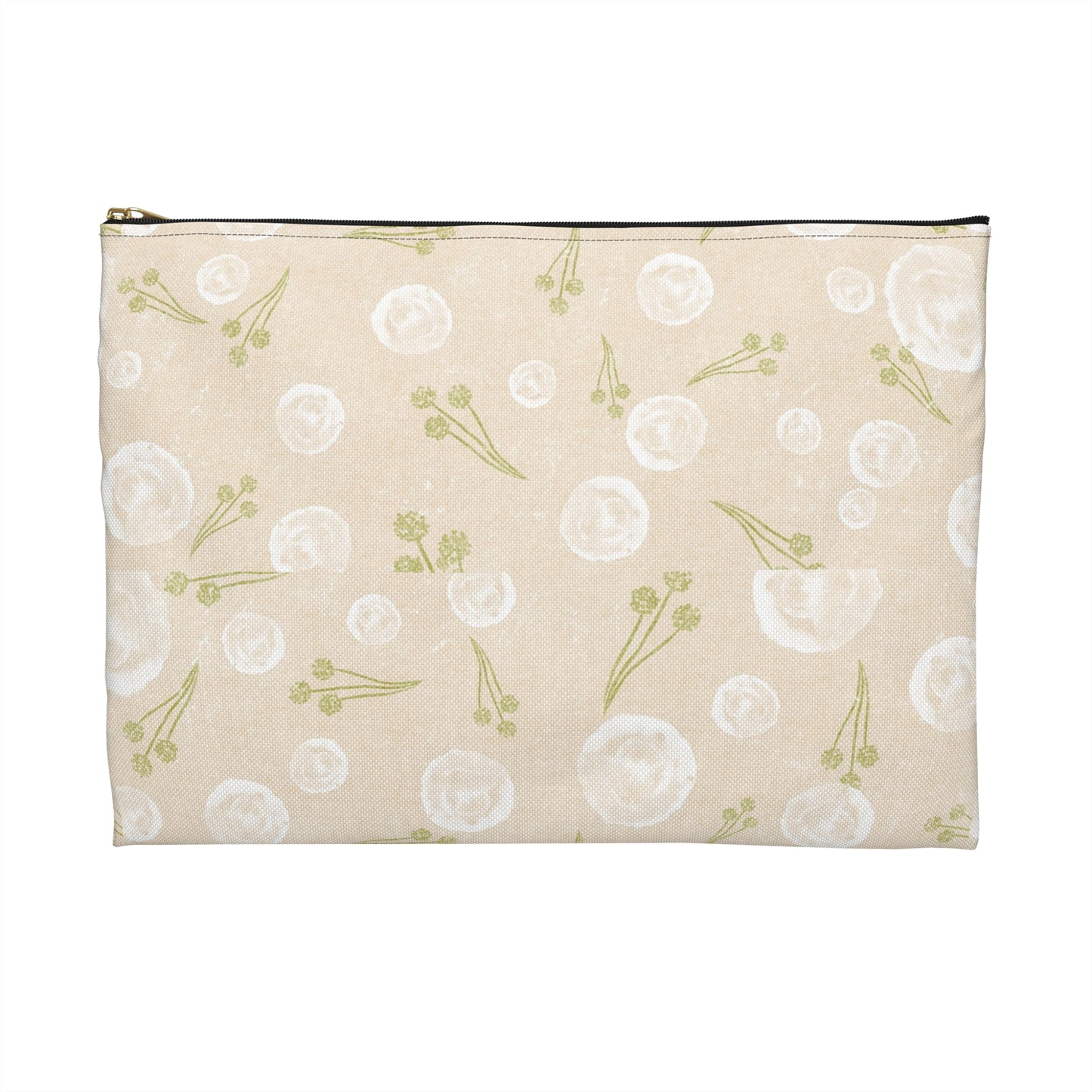 Floral Accessory Pouch - Cute Storage for Makeup, Travel, Organizing, Gifts, Eco-friendly