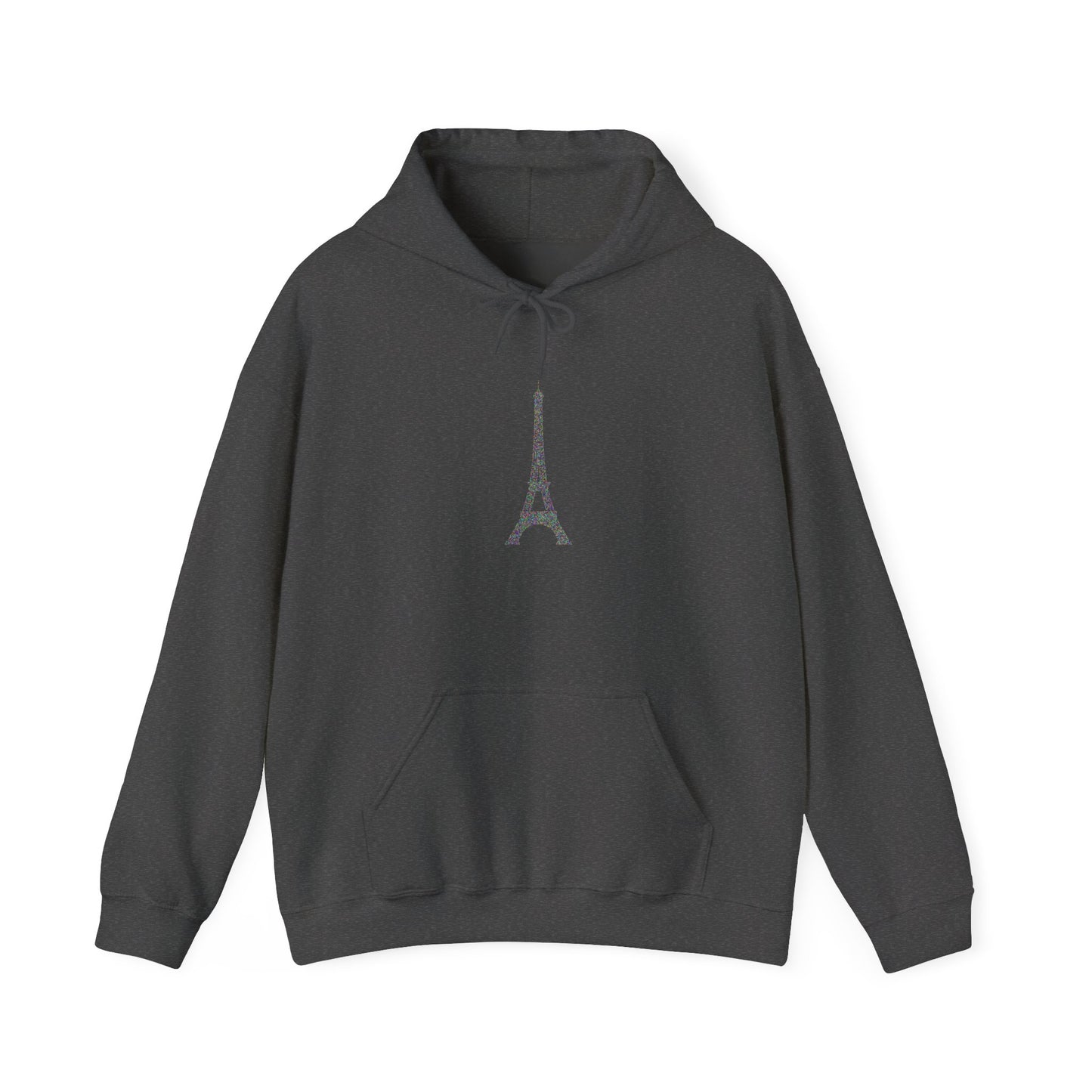 Parisian Style Hoodie - Cozy Unisex Sweatshirt with Eiffel Tower Design, Travel Gift, Streetwear, Casual Wear, Vacation Vibe
