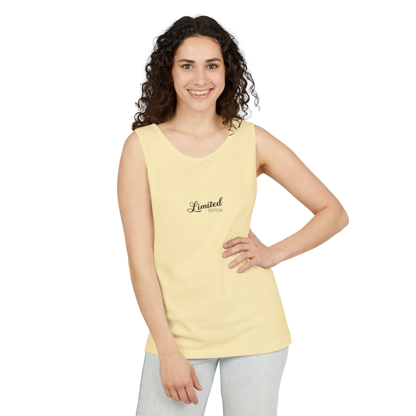 Limited Edition Unisex Garment-Dyed Tank Top, Summer Fashion, Beachwear, Gift for Him & Her, Casual Style, Relaxed Fit