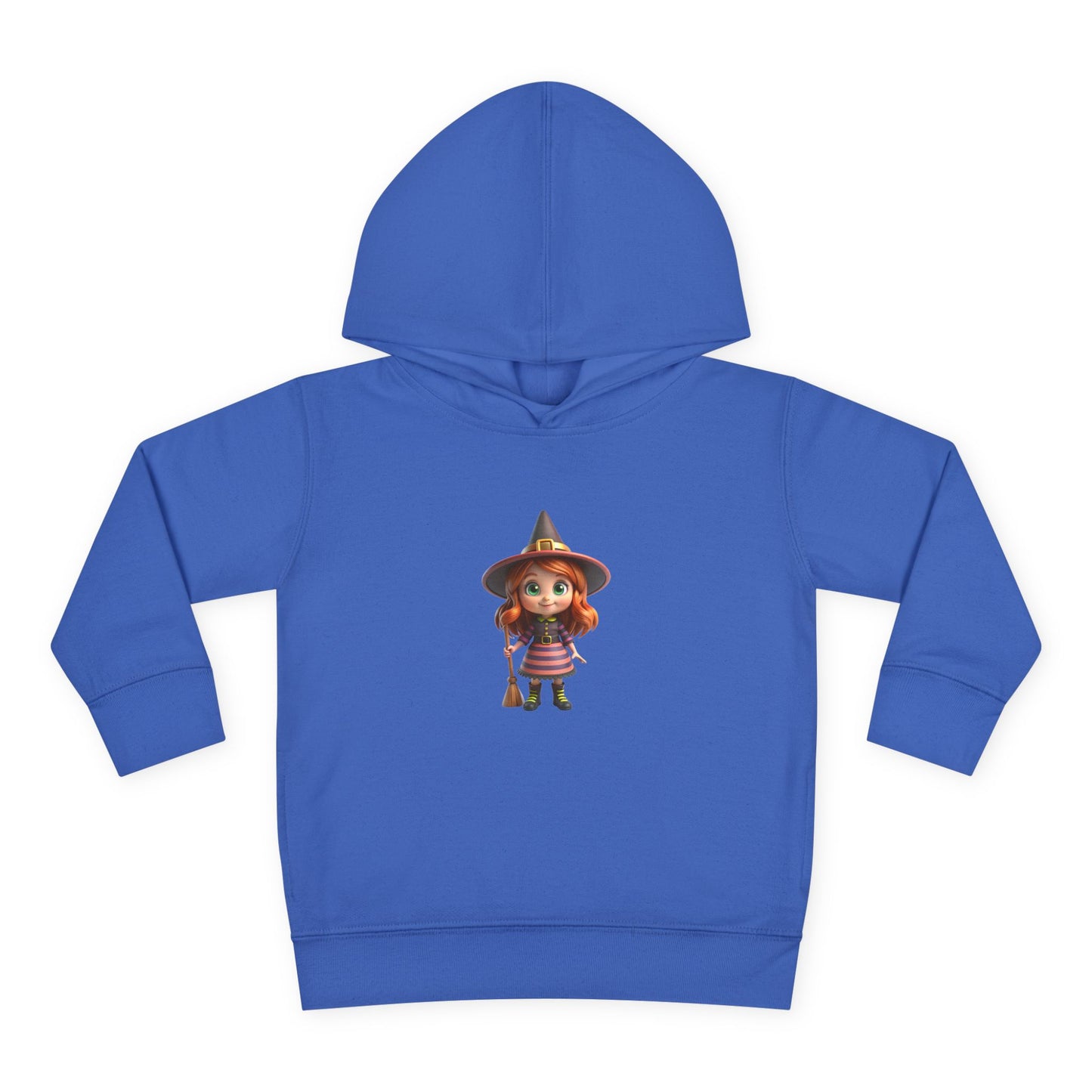 Toddler Witch Fleece Hoodie, Cute Kids Pullover, Halloween Costume, Cozy Toddler Apparel, Spooky Season Gear, Gift for Little Ones