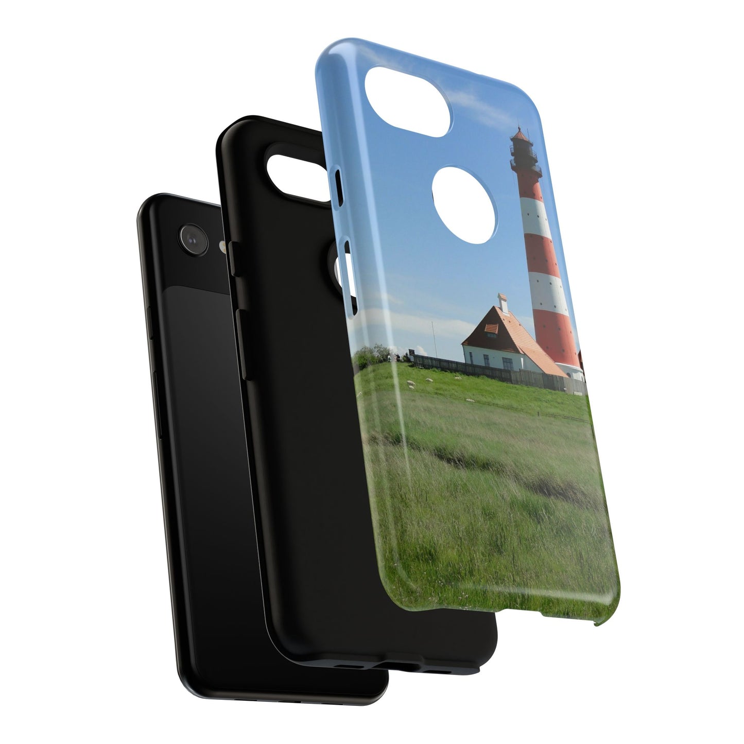 Lighthouse Phone Case - Coastal Vibes, Nautical Gift, Ocean Lover Accessory, Beach Aesthetic, Customizable Design