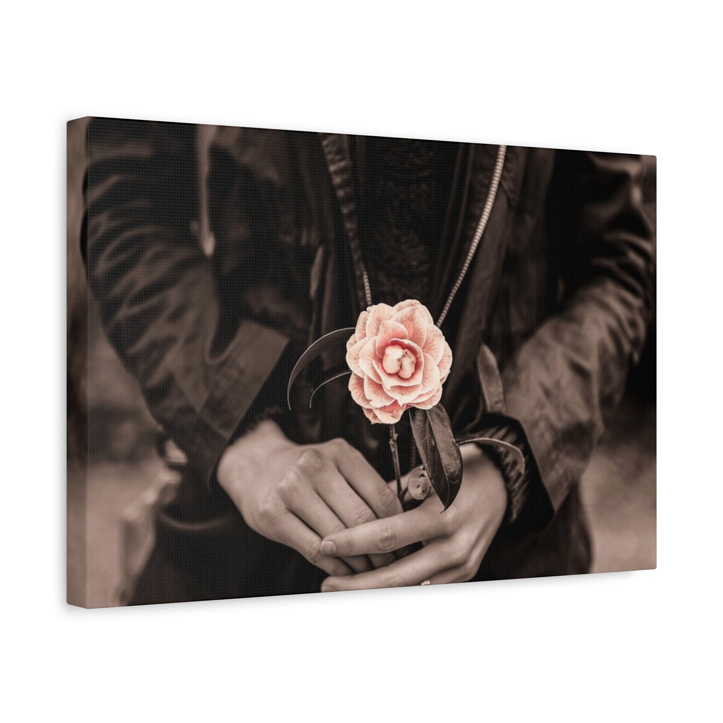 Floral Art Canvas Wall Decor, Modern Home Accent, Gift for Her, Office Decor, Inspirational Artwork