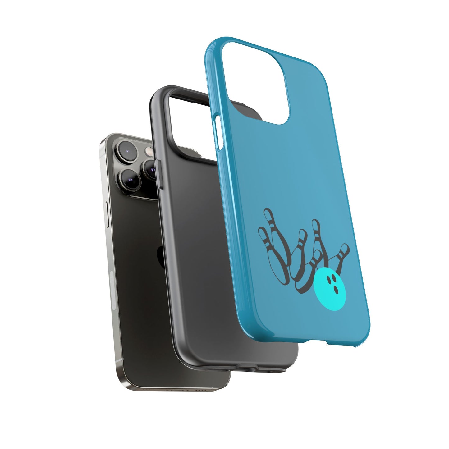 Bowling Phone Case, Tough Cases for Bowling Enthusiasts, Fun Gift for Bowlers, Unique Phone Accessory, Sports Themed Cases