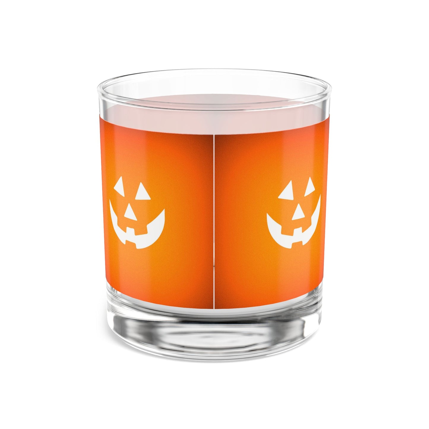Halloween Pumpkin Rocks Glass, 10oz Halloween Drinkware, Festive Bar Glass, Trick or Treat Party Glass, Fall Decor for Spooky Season