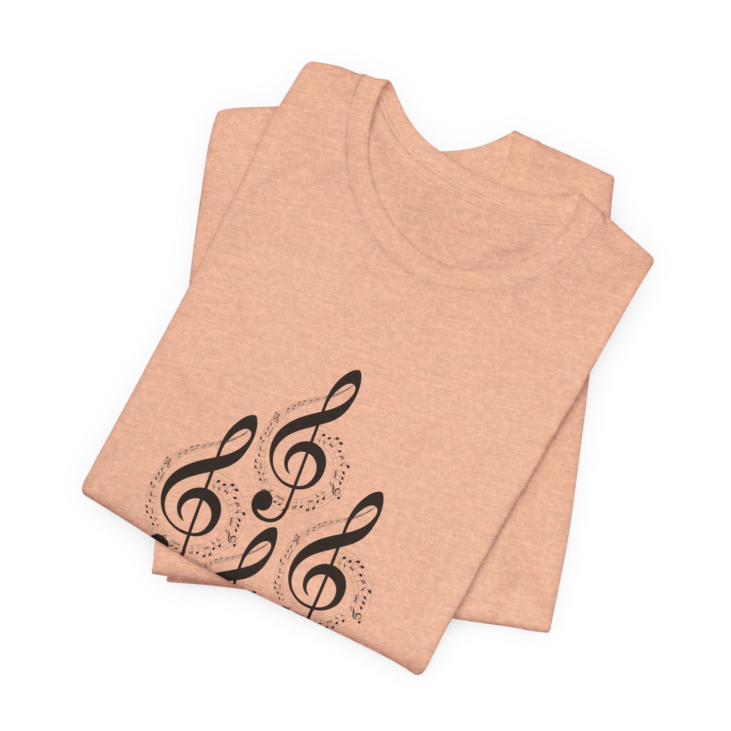 Musical Notes Tee - Perfect for Music Lovers, Casual Wear, Concerts, Festivals, Unique Gift Idea