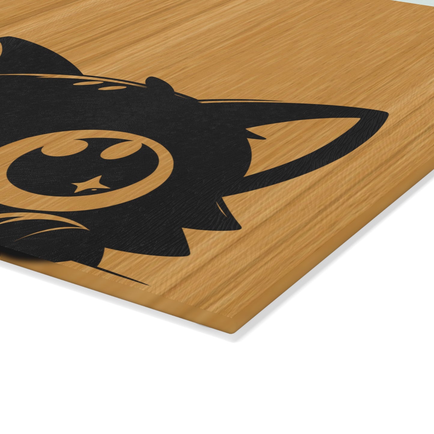 Cute Cat Glass Cutting Board, Kitchen Decor, Gift for Cat Lovers, Unique Kitchenware, Cooking Accessory, Pet-themed Housewarming Gift
