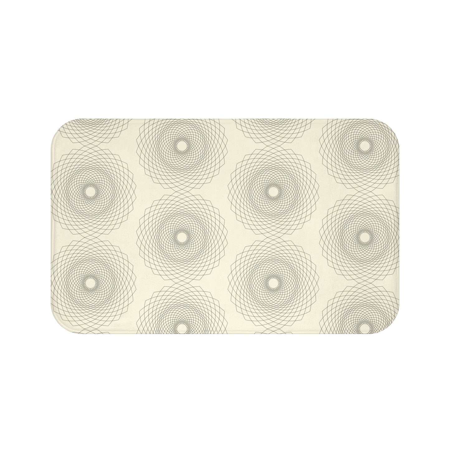 Elegant Geometric Bath Mat, Stylish Bathroom Decor, Non-Slip Bath Mat, Modern Home Accessories, Gift for Housewarming