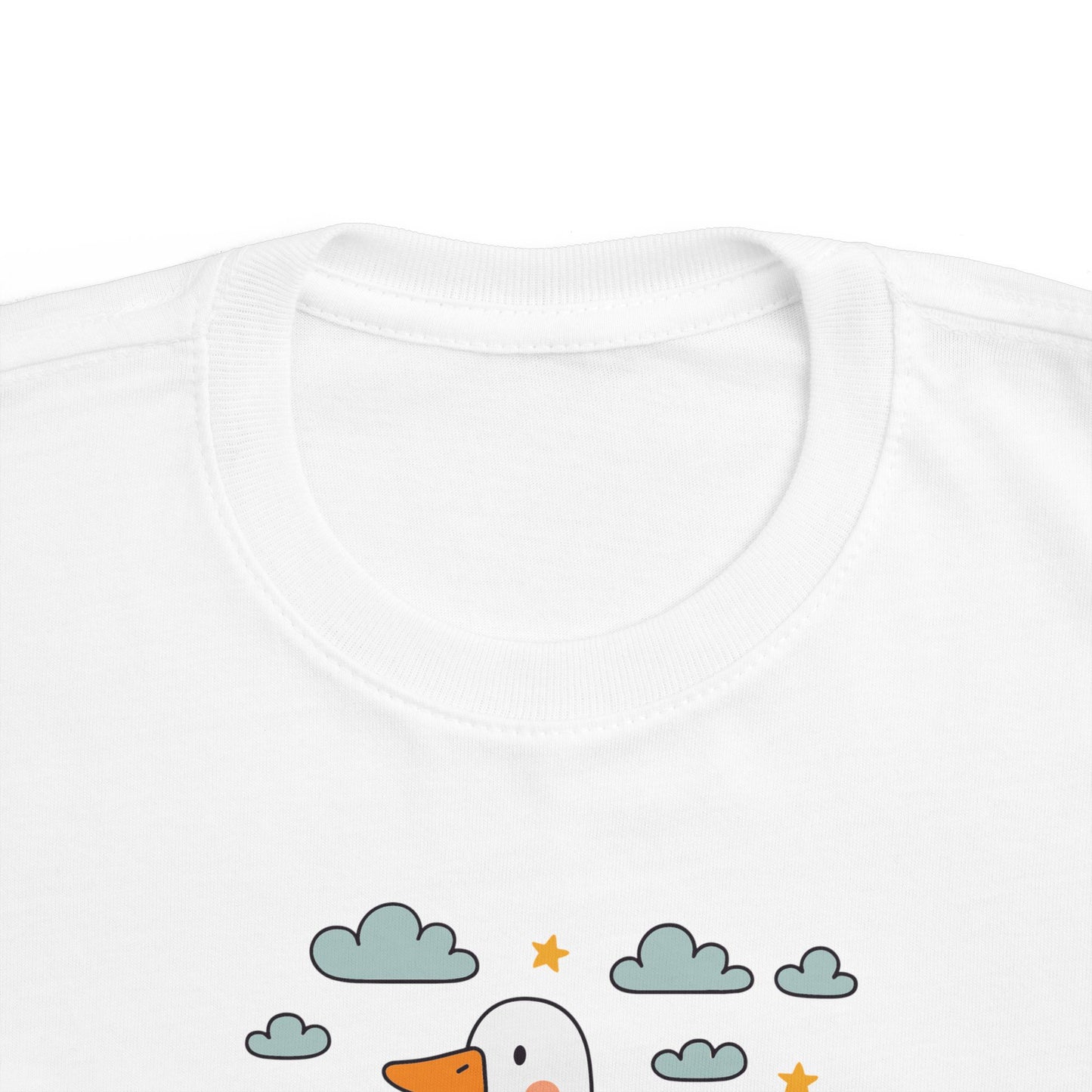 Cute Toddler's Tee with Happy Duck Design, Perfect for Playtime, Gifts, or Family Outings, Summer Fun, Animal Lovers