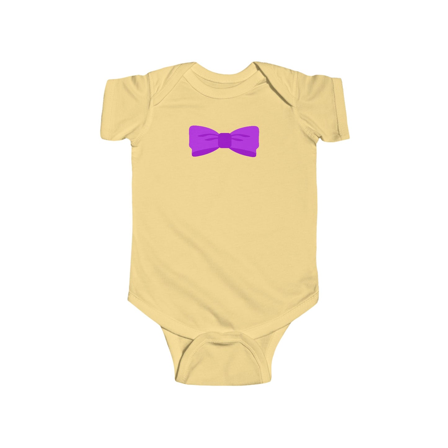 Purple Bow Infant Bodysuit, Cute Baby Onesie, Shower Gift, Baby Birthday Outfit, Newborn Clothing, Adorable Gift Idea