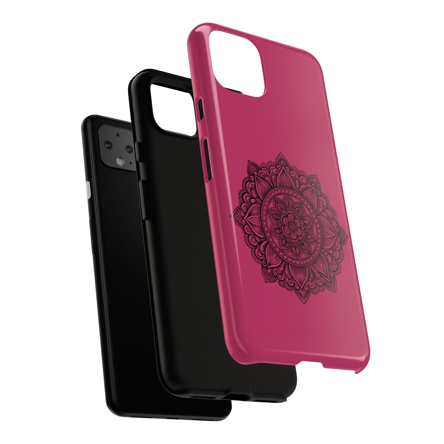 Vibrant Mandala Phone Case, Artistic Protection Cover, Gift for Her, Trendy Accessories, Birthday or Holiday Present
