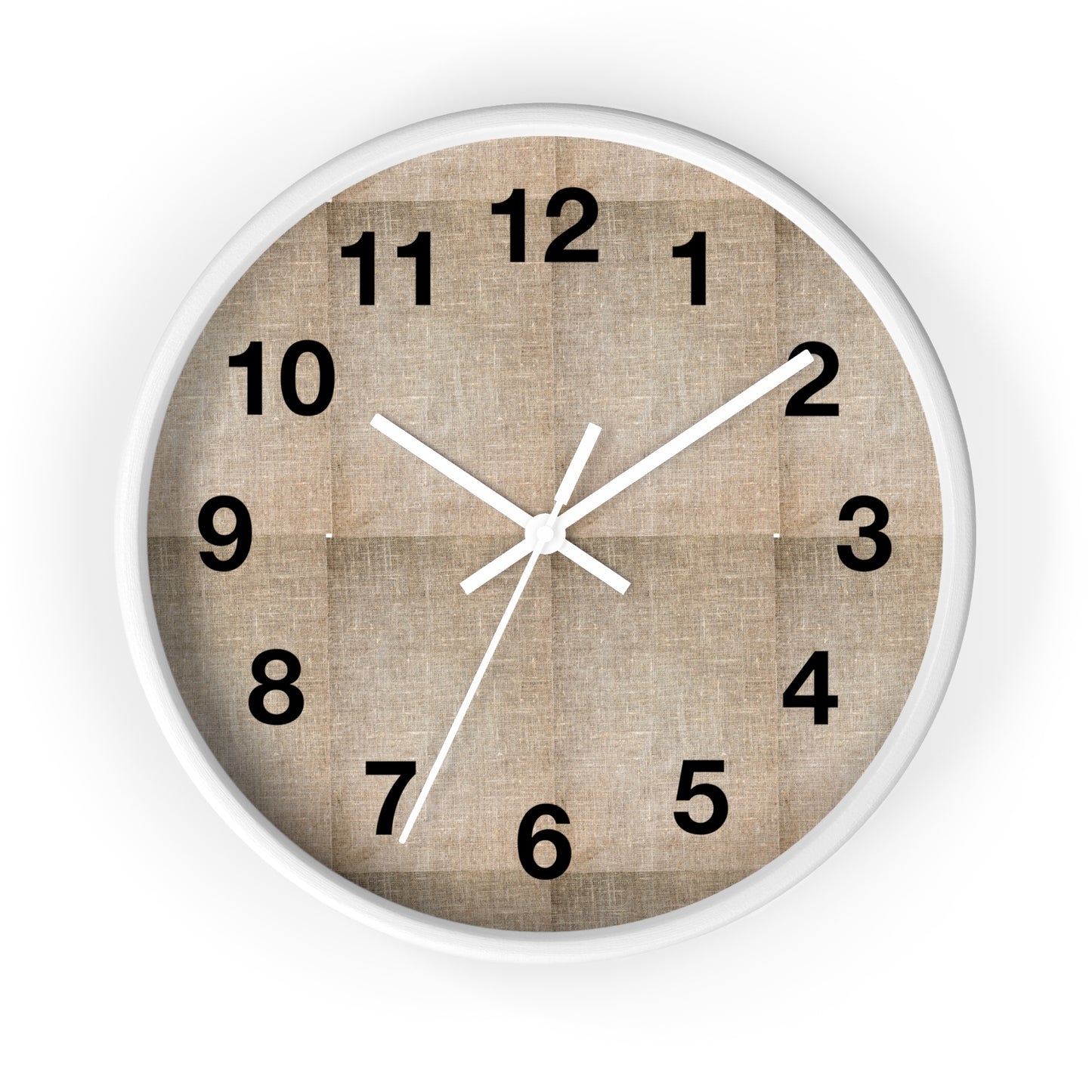 Minimalist Natural Wall Clock | Rustic Decor, Timeless Home Accent, Gift for Housewarming, Boho Vibe, Modern Design