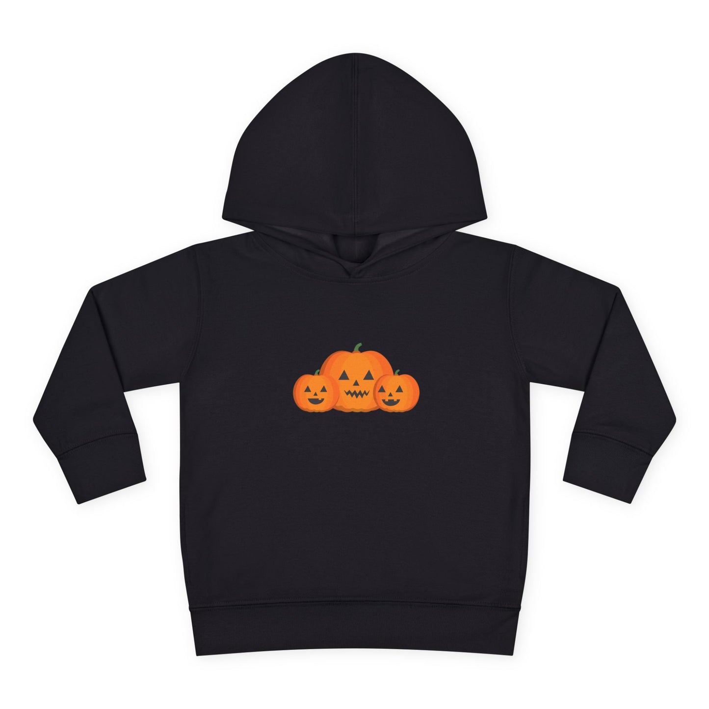 Halloween Pumpkin Toddler Hoodie, Cozy Autumn Wear, Kid's Holiday Sweatshirt, Fall Outfit, Trick-or-Treat Apparel