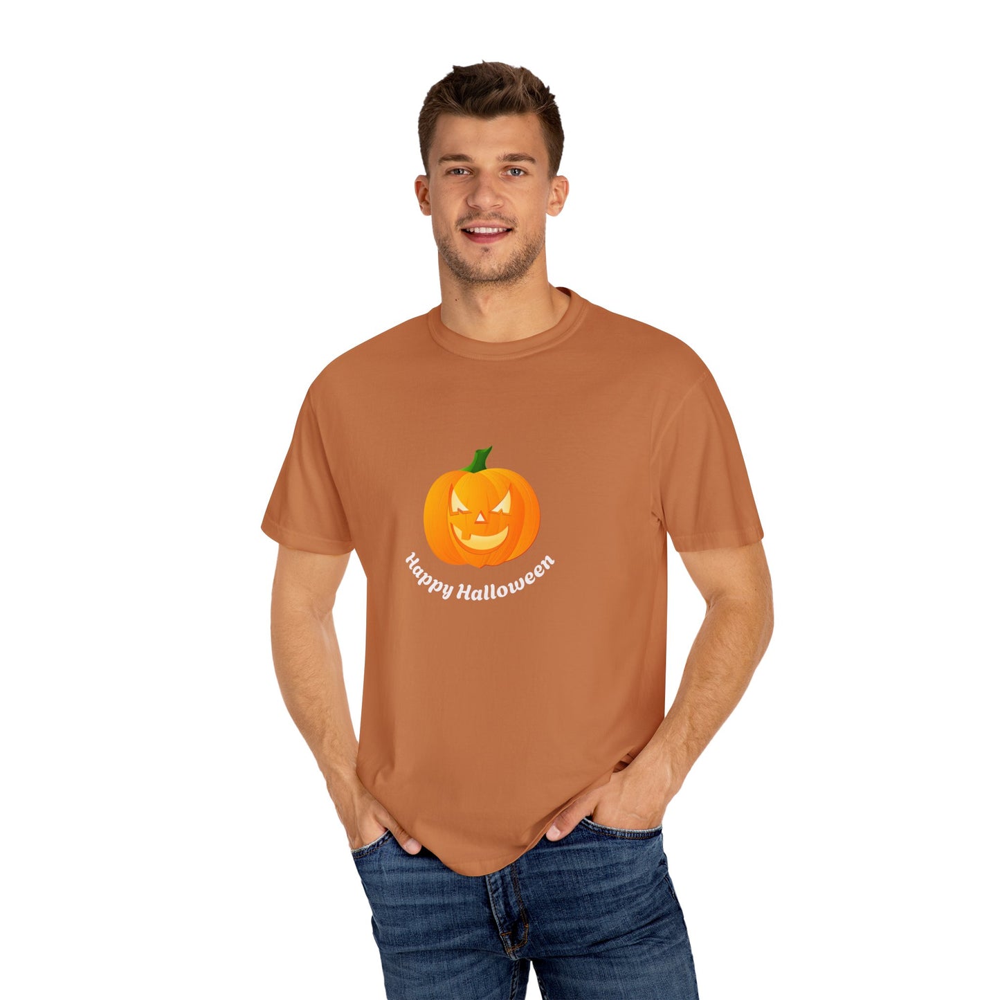 Halloween Pumpkin T-Shirt, Unisex Fall Shirt, Spooky Tee, Autumn Casual Wear, Trick or Treat Costume