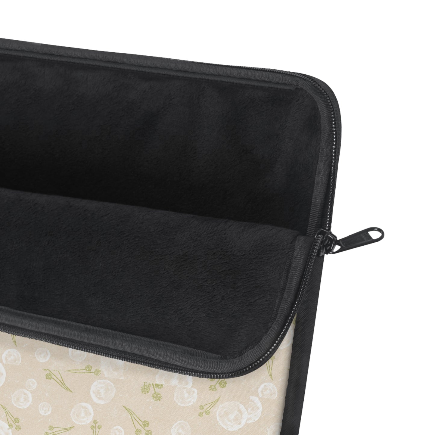 Chic Floral Laptop Sleeve - Stylish Computer Case, MacBook Protector, Unique Gift for Students, Elegant Tech Accessory