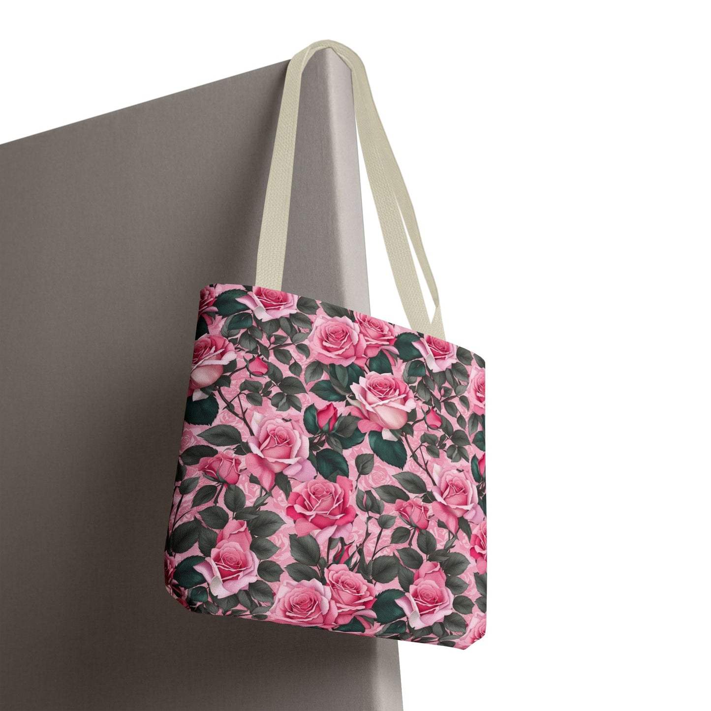 Pretty Pink Floral Tote Bag, Stylish Reusable Bag, Shopping Tote, Gift for Her, Eco-Friendly, Mother's Day Gift