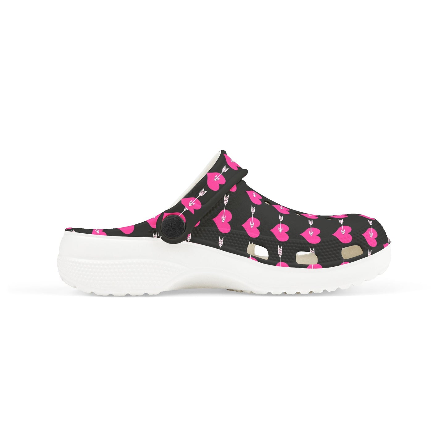 Kid's Heart Pattern Clogs - Fun & Colorful EVA Foam Shoes, Playful Footwear for Kids, Summer Adventures, Birthday Gift, Everyday Wear