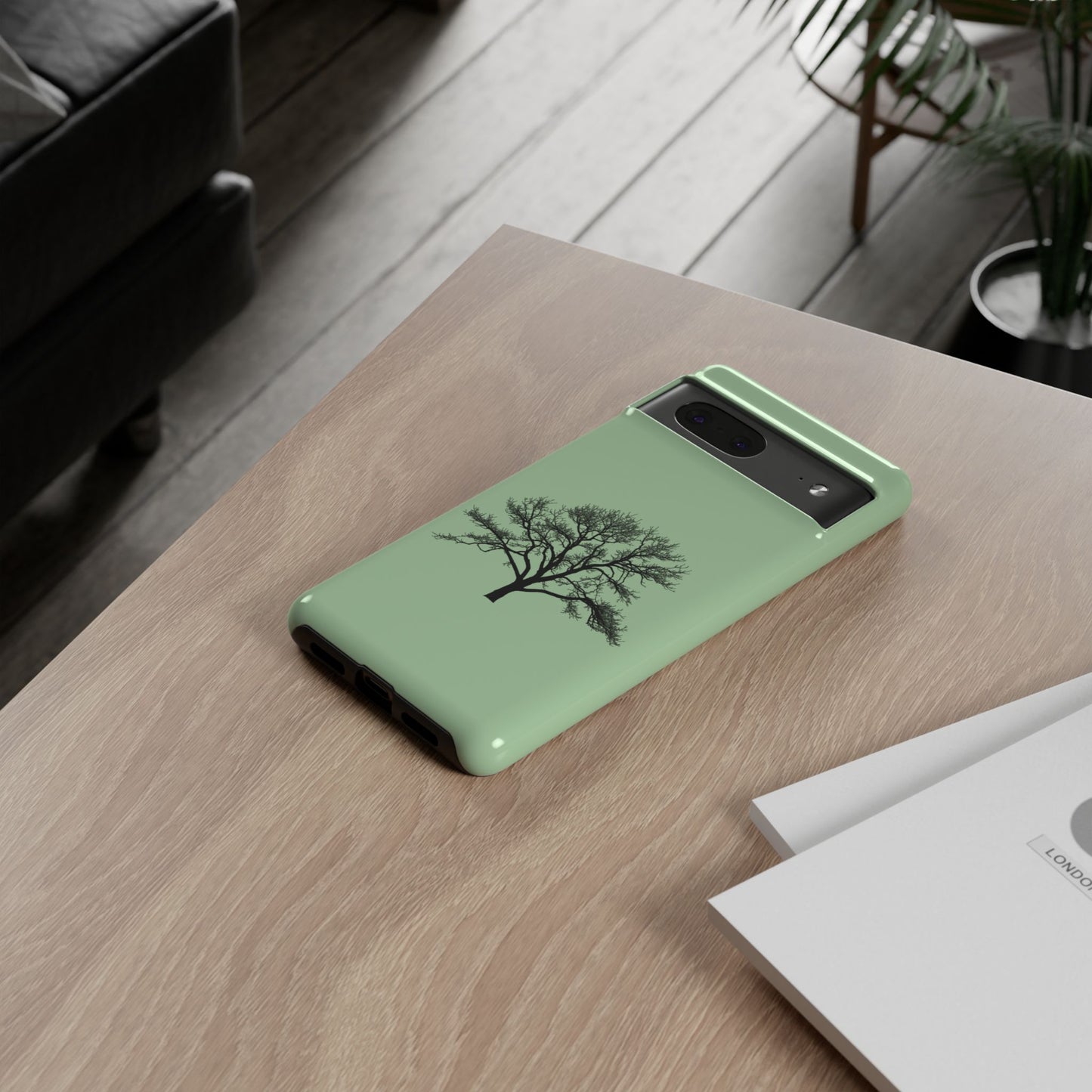 Minimalist Tree Phone Case, Nature-Inspired Phone Cover, Eco-Friendly Cell Phone Accessory, Perfect Gift for Nature Lovers