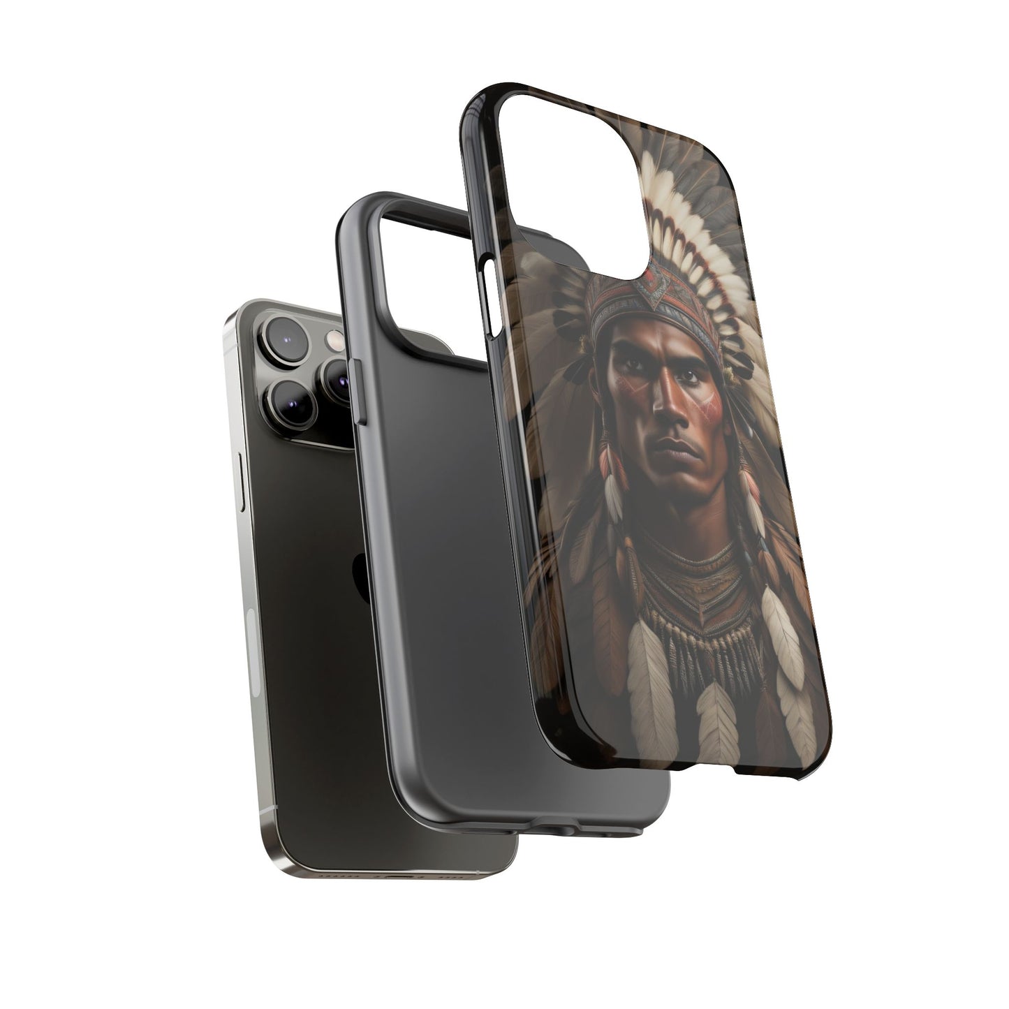 Native American Art Phone Case, Strong Culture Design, Unique Gift for Him or Her, Tough Cases, Customizable Protector, Tribal Style
