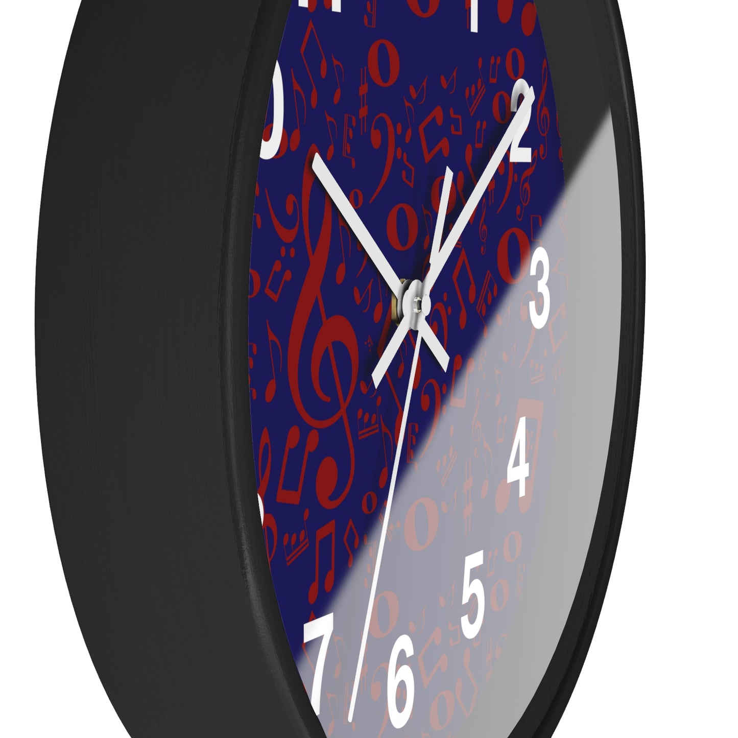 Musical Notes Wall Clock - Perfect Gift for Music Lovers, Home Decor, Unique Clock, Musician Gift, Music-themed Wall Art
