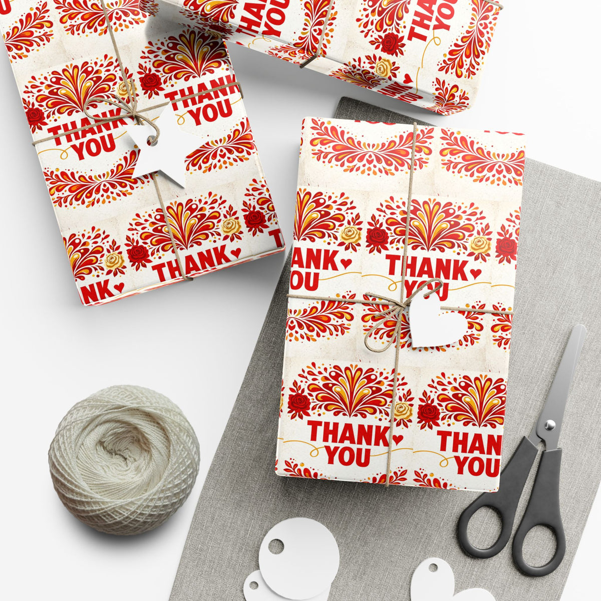 Gift Wrap Papers - "Thank You"