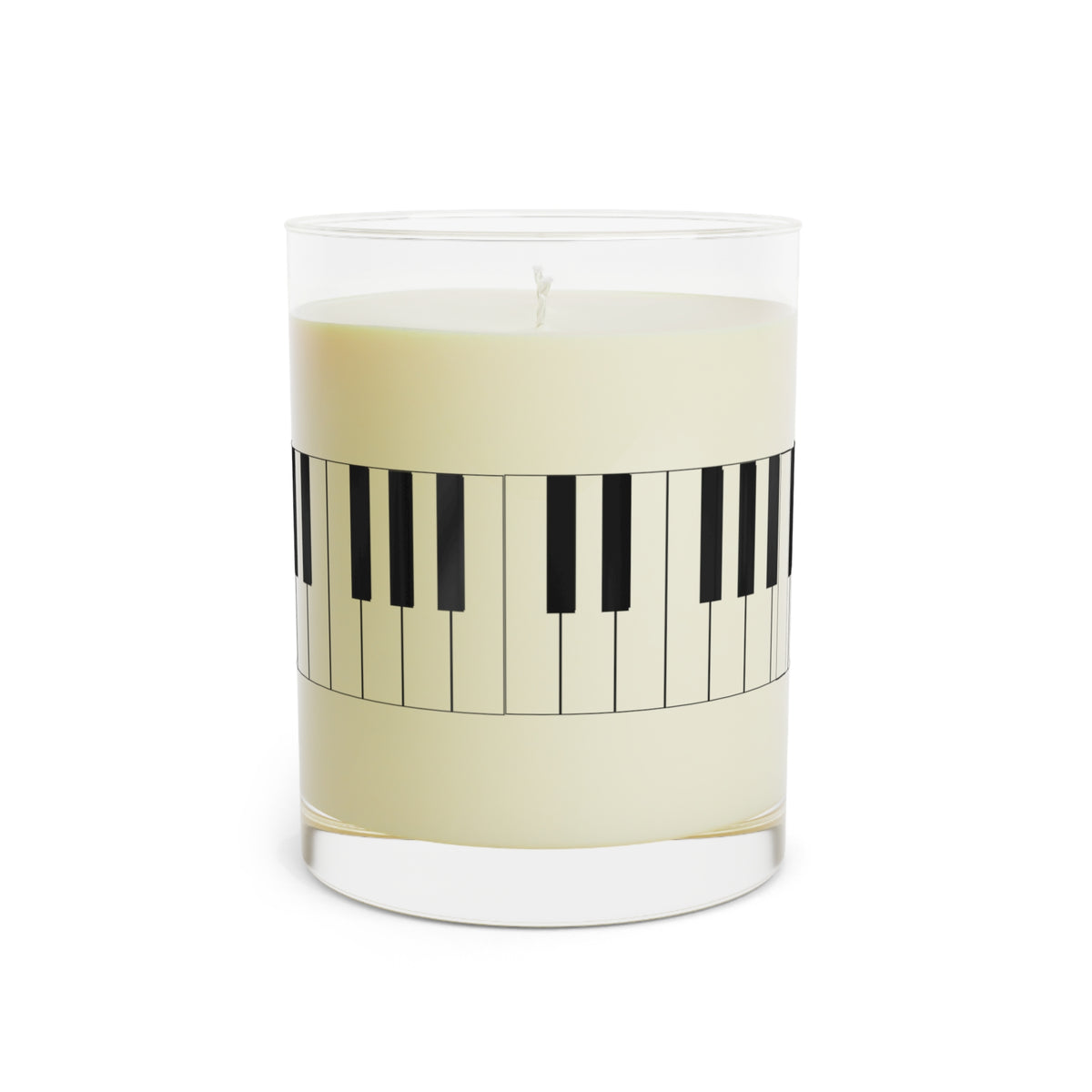 Piano Keys Scented Candle - 11oz Aromatic Gift for Music Lovers, Home Decor, Relaxation, Housewarming, Birthdays